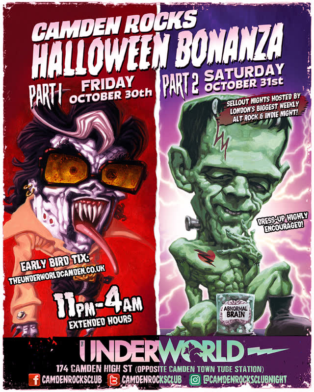 Camden Rocks Halloween Bonanza