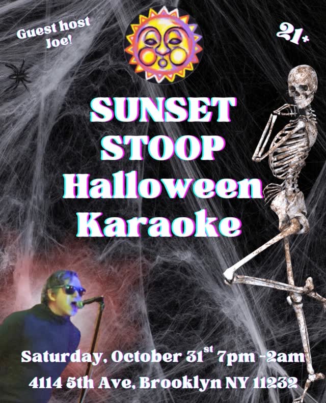 Sunset Stoop Halloween Karaoke