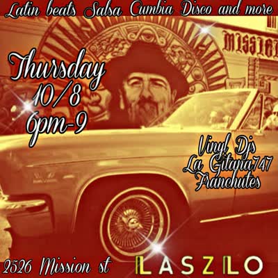 The Vinyl Selector Duo is back - spinning Latin Beats Cumbias Salsa Disco y Throwbacks
