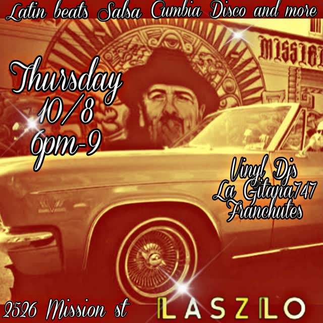 The Vinyl Selector Duo is back - spinning Latin Beats Cumbias Salsa Disco y Throwbacks