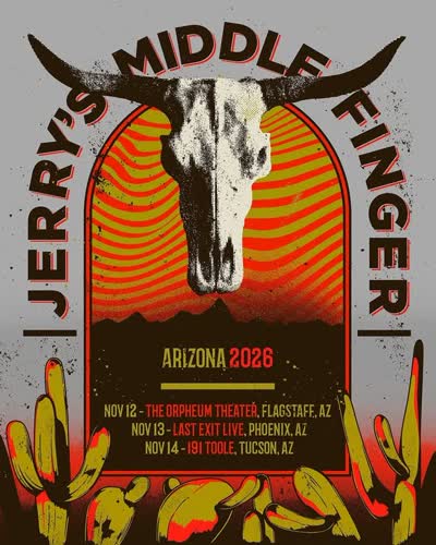 AZ... the countdown is on! 🌵 The Finger is getting ready to traverse the desert for three shows in your state!