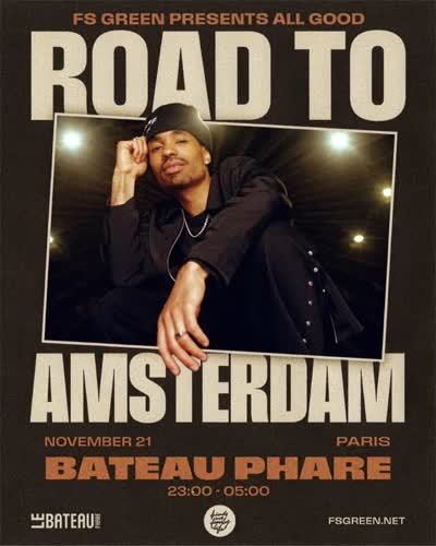 All Good : Road To Amsterdam fait escale à Paris