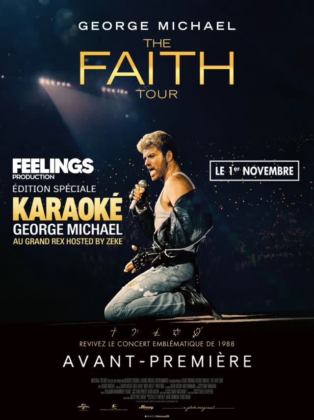Feelings Production et le #GrandRex vous donnent rendez-vous le 1er novembre pour célébrer George Michael !
