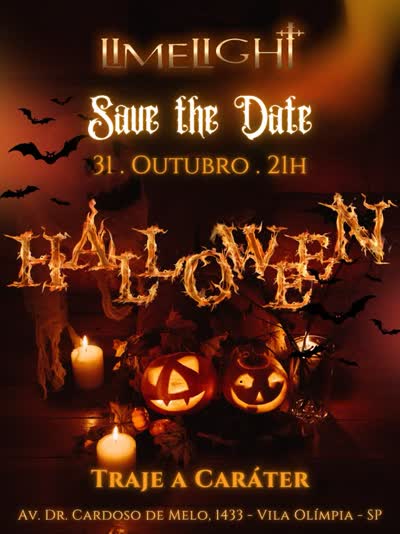 Limelight Halloween Save the Date