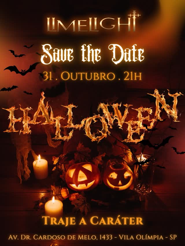 Limelight Halloween Save the Date