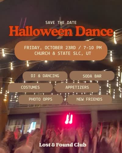 Halloween dance for all adults