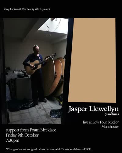 caroline co-founder Jasper Llewellyn's debut headline Manchester show