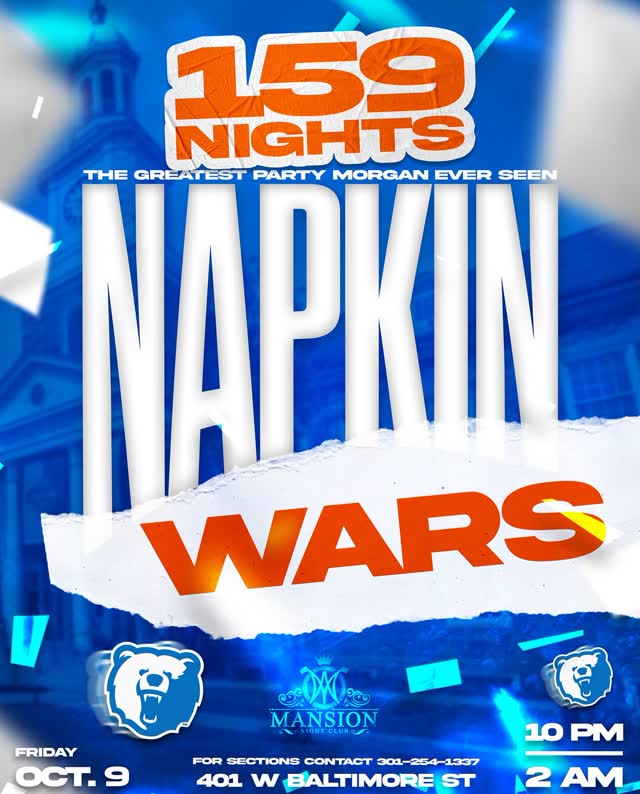 159 NIGHTS💕🐻NAPKIN WARS THE GREATEST PARTY MORGAN STATE HAS EVER SEEN 🤯 I PROMISE YOU DONT WANNA MISS THIS!