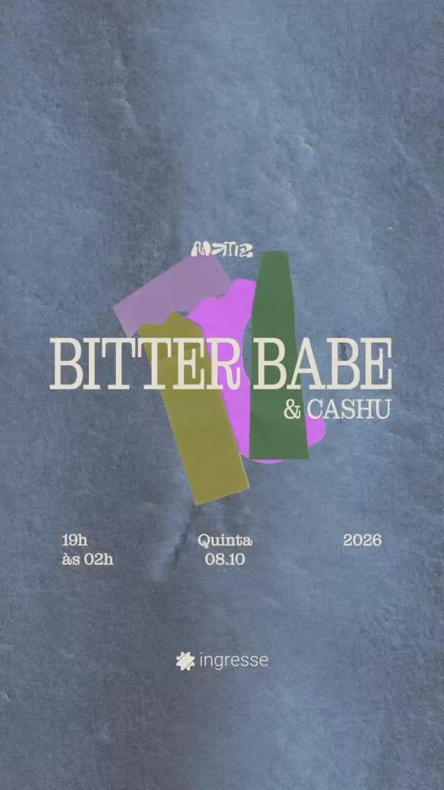 Na próxima quinta, 08.10, Bitter Babe chega na nossa cabine.