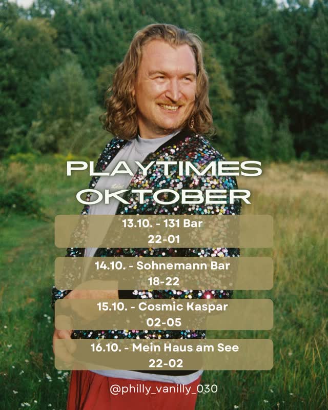 Der Oktober wird gold, glitzernd und heiß!