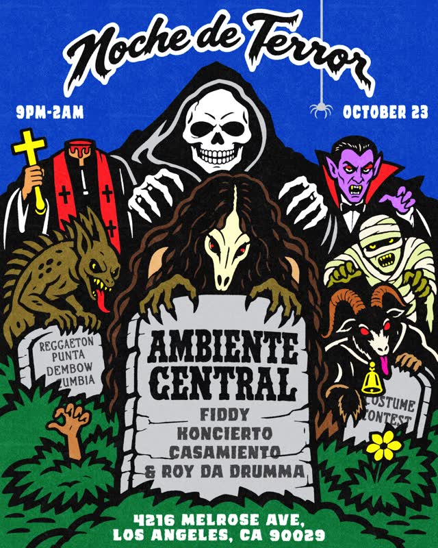 NOCHE DE TERROR! FRIDAY, OCTOBER 23RD!