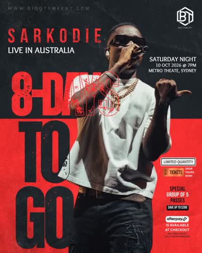 SARKODIE LIVE IN SYDNEY