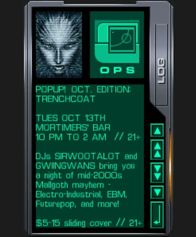 POPUP celebrates Spooky Season with a nostalgic throwback to the golden era of mallgoths, vampire freaks, and clubbing in PVC and a gasmask - #futurepop , #electronicbodymusic , #aggrotech