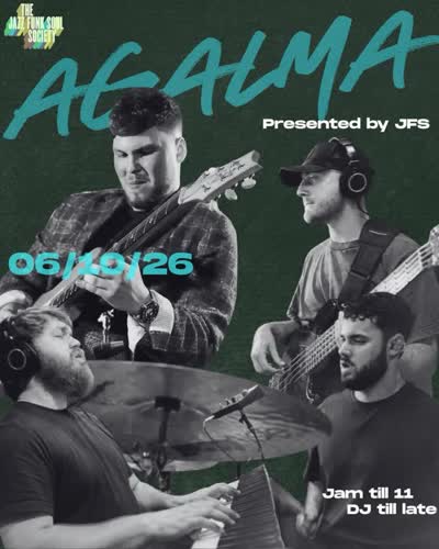 Come catch AGALMA at Mr Wolfs this Tuesday!