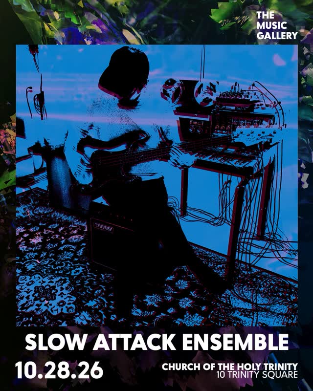 Composer Lea Bertucci brings her newest piece for archaic flutes in 8 channels featuring master flautist Norbert Rodenkirchen to the ethereal environment at Church of the Holy Trinity. Minimalist ambient act Slow Attack Ensemble opens the night