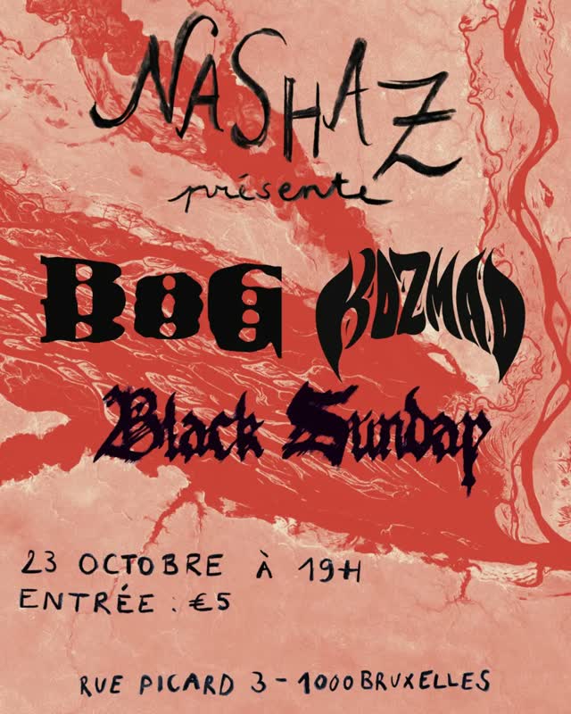 NASHAZ présente BOE KUZMAN Black Sunday
