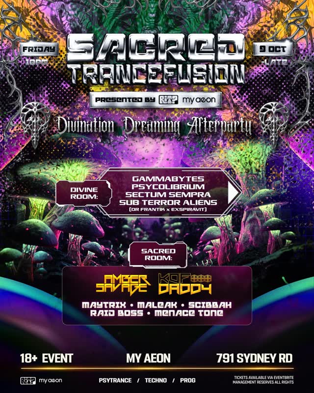 Sacred Trancefusion - Divination Dreaming Afterparty