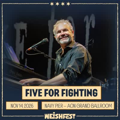 WeishFest lineup featuring Five For Fighting, Russell Dickerson and Quinn XCII