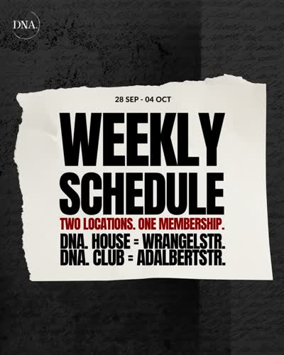 Open Decks: every Friday & Saturday at DNA. CLUB