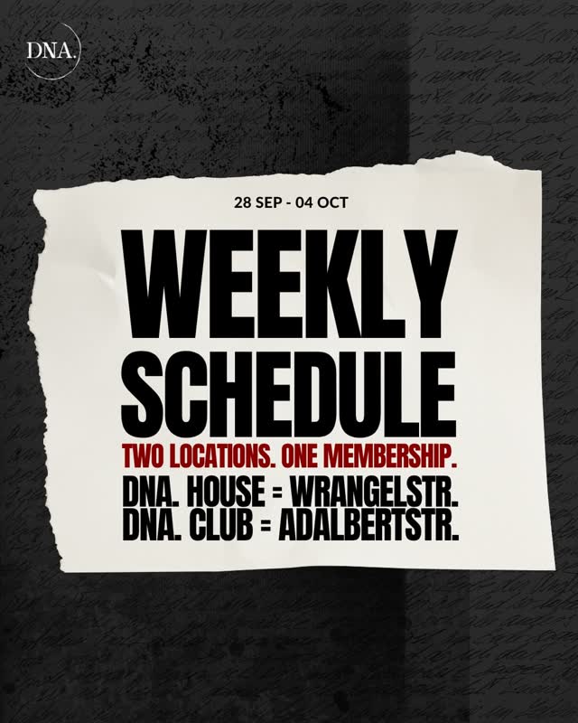 Open Decks: every Friday & Saturday at DNA. CLUB