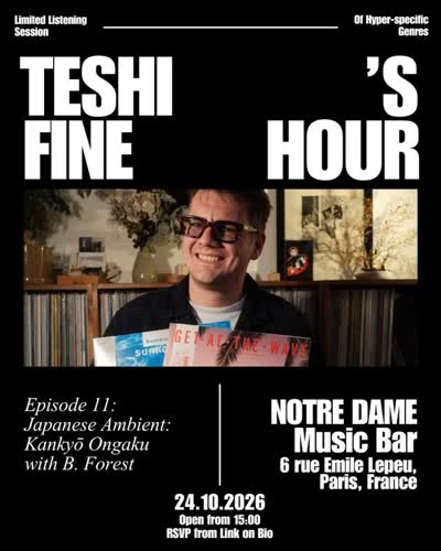 Teshi’s Fine Hour: Japanese Ambient Music of the 80’s (Kankyō Ongaku)