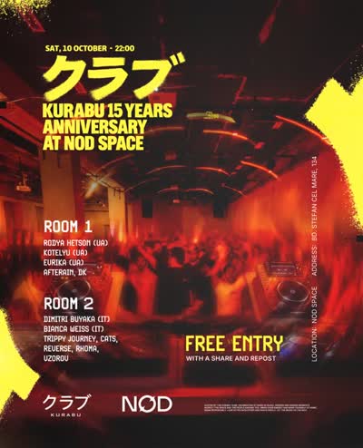 Kurabu ⓯ Years Anniversary at @nod__space