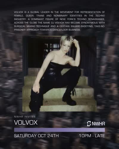 NWHR presents DJ Volvox