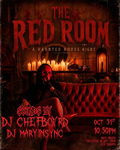 The Red Room Halloween Haunted House Rave Night
