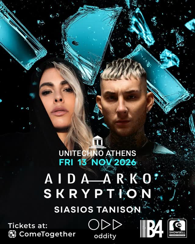 Unitechno Athens presents Aida Arko & Skryption at Oddity Athens