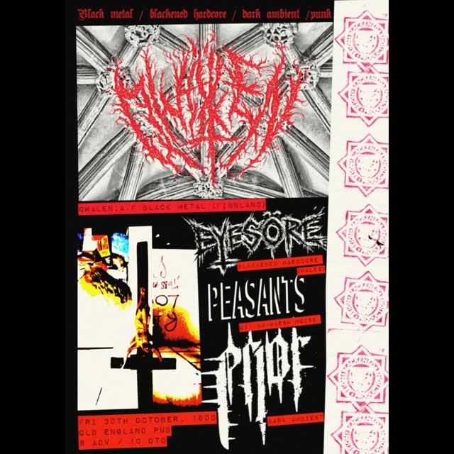 Black metal / hardcore / punk night at Old England Pub