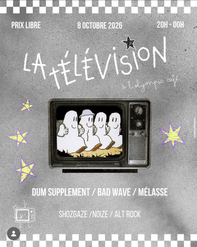 soirée shoegaze/alt rock à prix libre