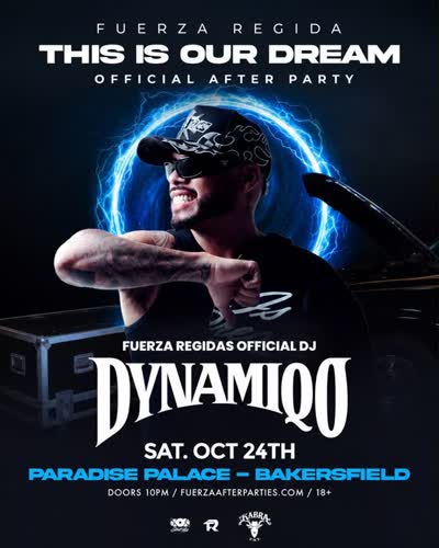 FUERZA REGIDA OFFICIAL AFTERPARTY!