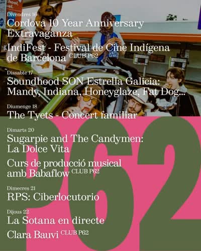 CLUB P62 Events Schedule