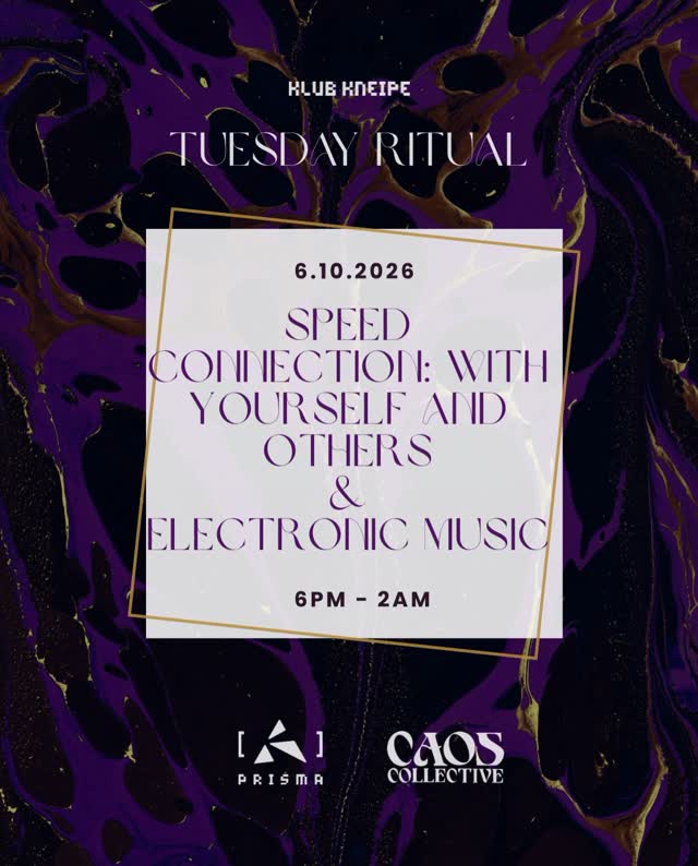 TUESDAY RITUAL — SPEED CONNECTION