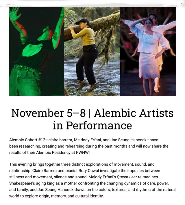 Alembic Artists in Performance