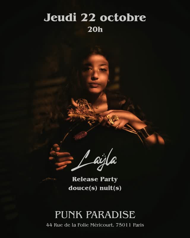 Laÿla — Release Party « douce(s) nuit(s) »