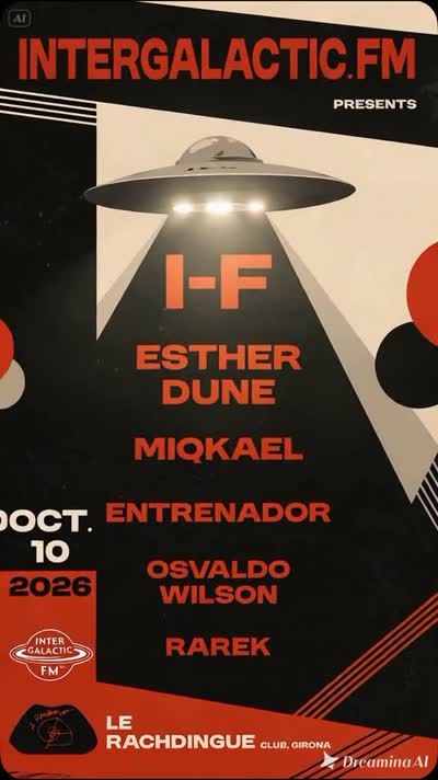 Intergalactic FM night at Le Rachdingue