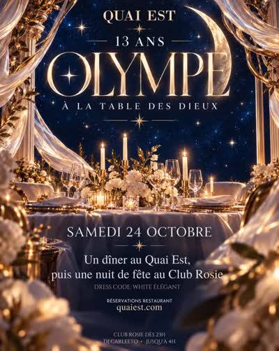 LA PLUS GRANDE SOIRÉE DE L’ANNÉE AU QUAI EST