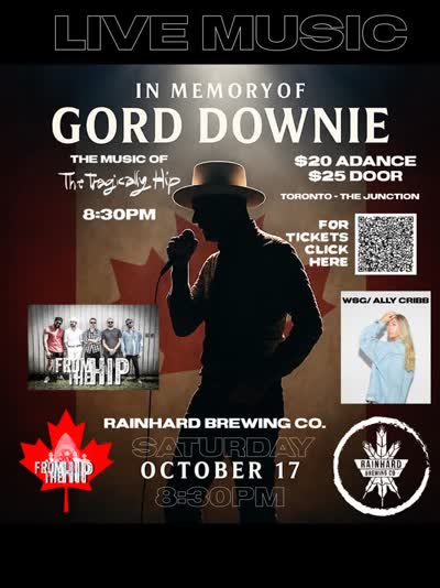 Gord Downie Celebration Event