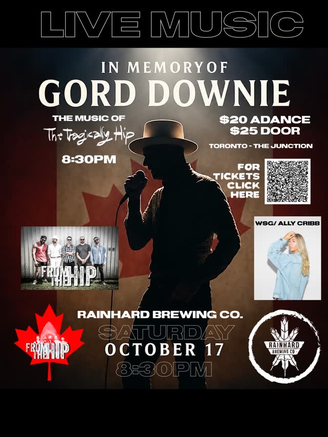 Gord Downie Celebration Event