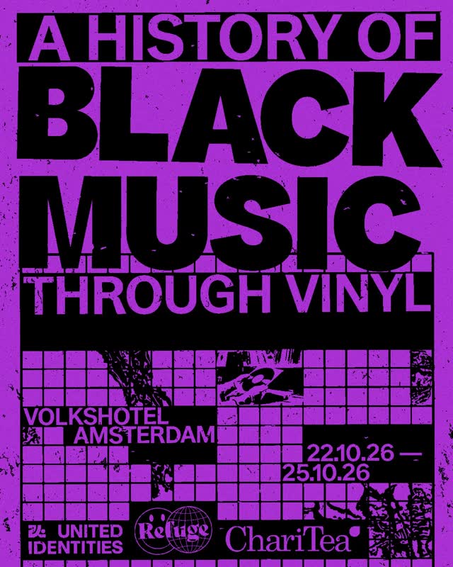 Black music history vinyl installation at ADE