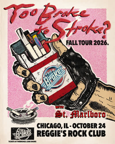 Strokes tribute @thebrokes.band are back in the Rock Club on Saturday, October 24th with @saintmarlboromusic!
