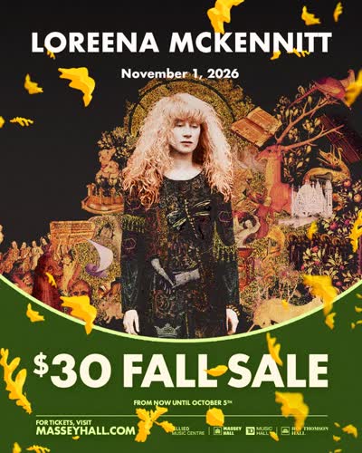 Loreena McKennitt $30 Fall Sale