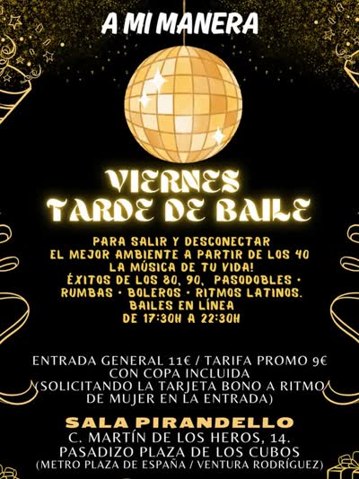 A Mi Manera - Viernes Tarde de Baile
