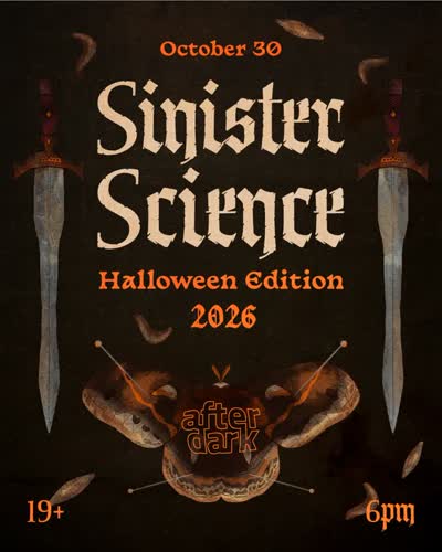 Sinister Science Halloween Edition 2026