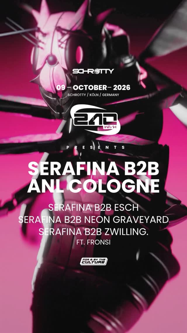 SCHROTTY PRESENTS SERAFINA B2B ANL COLOGNE