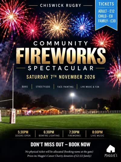 Our Fireworks Spectacular - in association with Maggie’s Cancer Charity