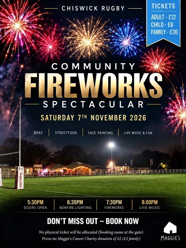 Our Fireworks Spectacular - in association with Maggie’s Cancer Charity