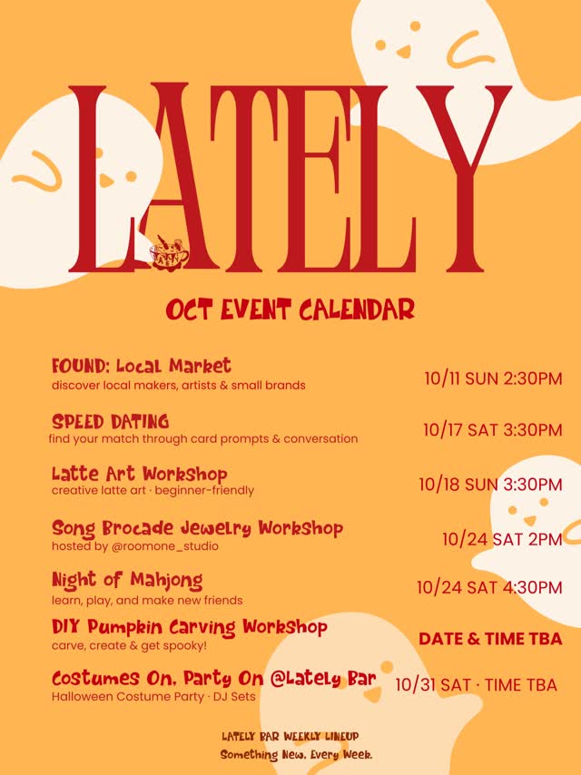 October at Lately: Halloween Party & Events