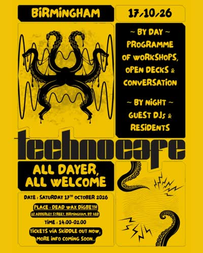 BIRMINGHAM - Saturday 17th October ~ 14:00-02:00